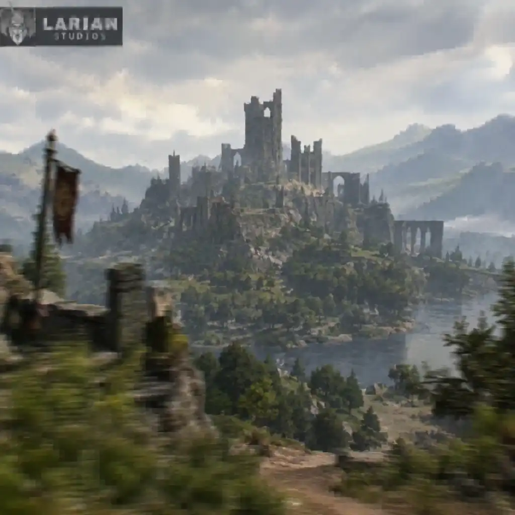 Rozmazany zrzut ekranu rzekomego przecieku z nowej gry Larian